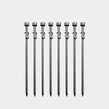 Комплект кольев MovieForce Emmanuelle 500мм Серый с чехлом (8шт), фото 2