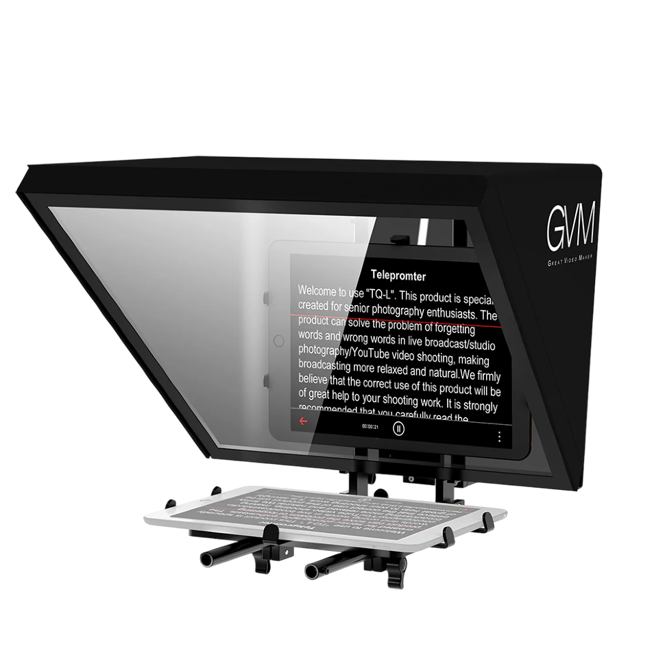 Телесуфлер GVM Teleprompter TQ-L для камеры