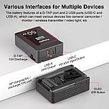 Аккумулятор Kingma KM-VK50 mini V-Mount 50Wh, фото 2