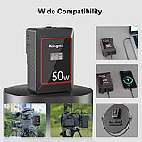 Аккумулятор Kingma KM-VK50 mini V-Mount 50Wh, фото 7