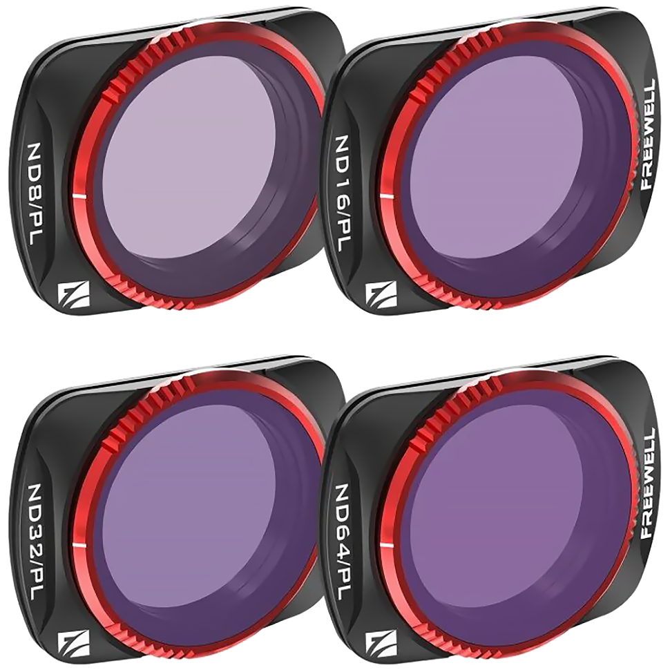 Комплект светофильтров Freewell Bright Day для DJI Osmo Pocket 3 (4шт)