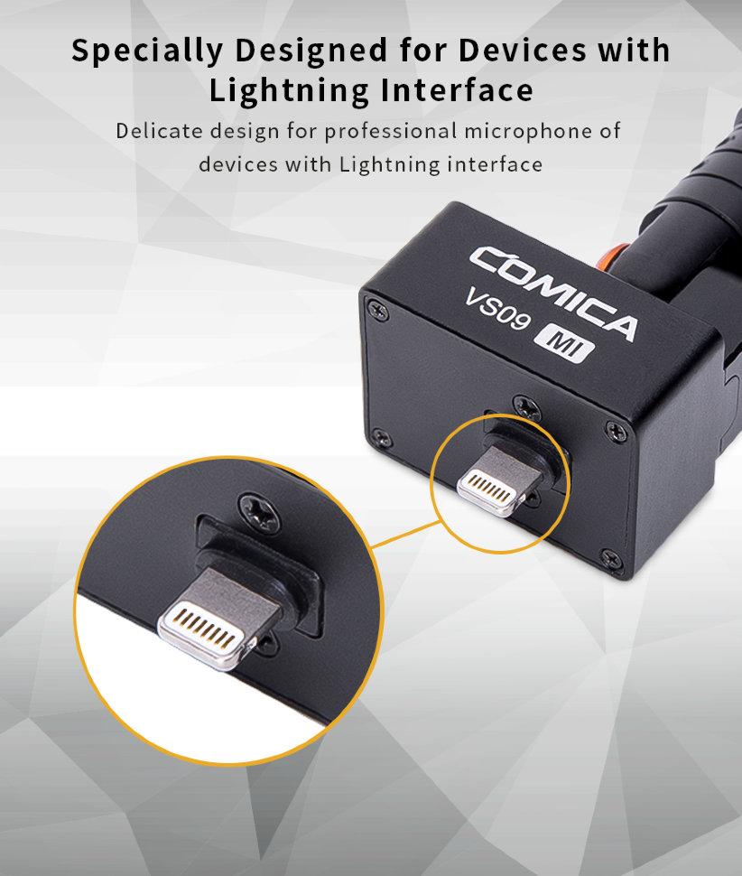 Микрофон CoMica CVM-VS09 MI для смартфона Lightning - фото 4 - id-p240189910