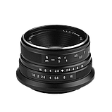 Объектив 7Artisans 25mm F1.8 Micro 4/3 Чёрный, фото 2