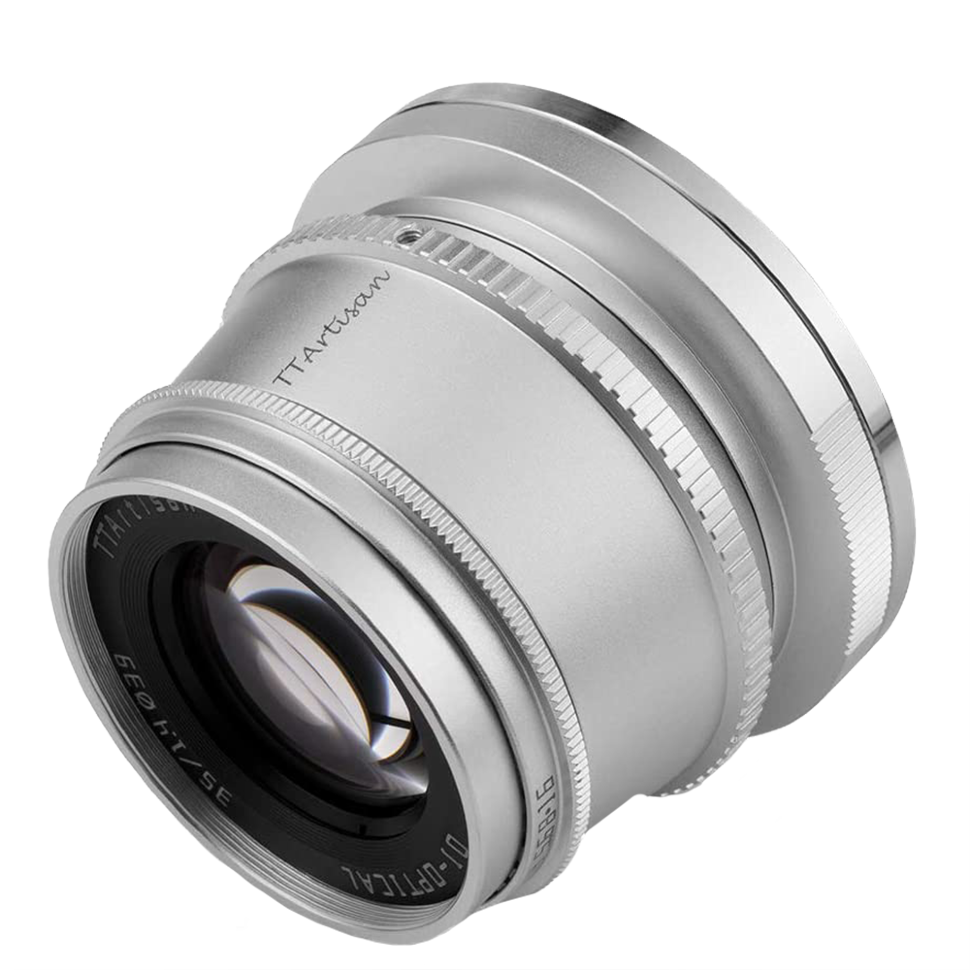 Объектив TTArtisan 35mm F1.4 EF-M Серебро