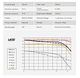 Объектив TTArtisan 35mm F1.4 EF-M Серебро, фото 6