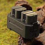 2 аккумулятора LP-E6P + зарядный кейс Tilta Charging Station Зелёный, фото 5