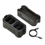 2 аккумулятора LP-E6P + зарядный кейс Tilta Charging Station Зелёный, фото 9