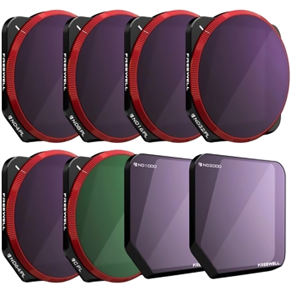 Комплект светофильтров Freewell All Day-4K для DJI Mavic 3 (8шт)