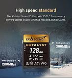 Карта памяти Exascend Catalyst UHS-II SD V90 128GB, фото 2