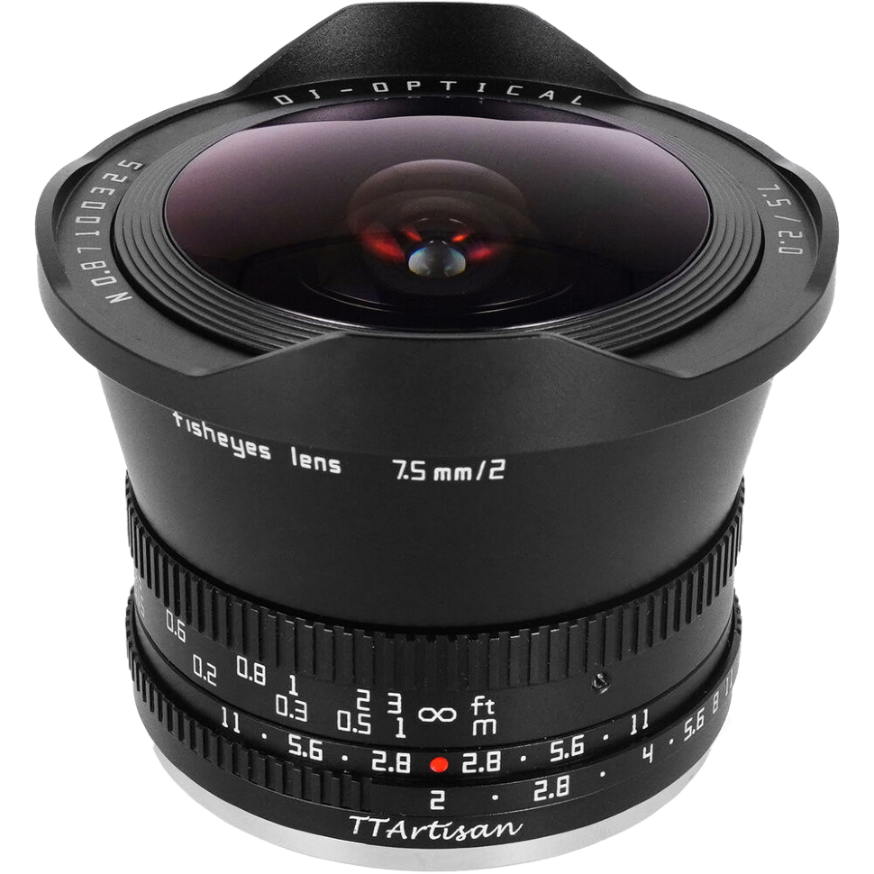 Объектив TTArtisan 7.5mm F2 Fisheye M-mount