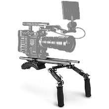 Плечевой упор с двуручным хватом Tilta 15mm dovetail shoulder mount system (new version)