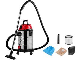 Пылесос строительный WORTEX VC 2515-1 WS 1400 Вт, 25 л, провод 4 м, шланг 3 м (c доп. розеткой, 35 мм диаметр