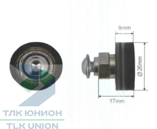 Ролик сдвижной крыши Edscha, Suer 670730009, фото 2