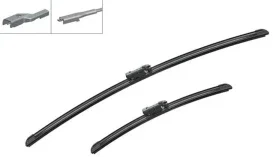 Комплект щеток стеклоочистителя бескаркасные  380 мм, 650 мм  15" 26" Bosch 3397007466
