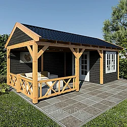 Многофункциональная беседка с хозблоком: выгодное решение от компании ЧУП "Салливен"