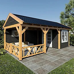 Многофункциональная беседка с хозблоком: выгодное решение от компании ЧУП "Салливен"