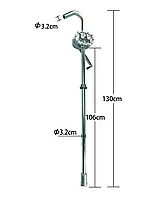 Насос бочковой для топлива 100 л/мин HFRP-100, TS-50 ( ДТ, масла)