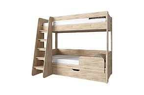 Анрекс OSKAR Кровать двухъярусная дуб санремо