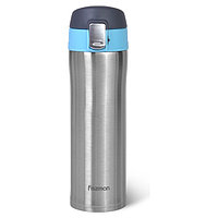 Термокружка FISSMAN 9816 420 мл, цвет Голубой (нерж.сталь) Дания
