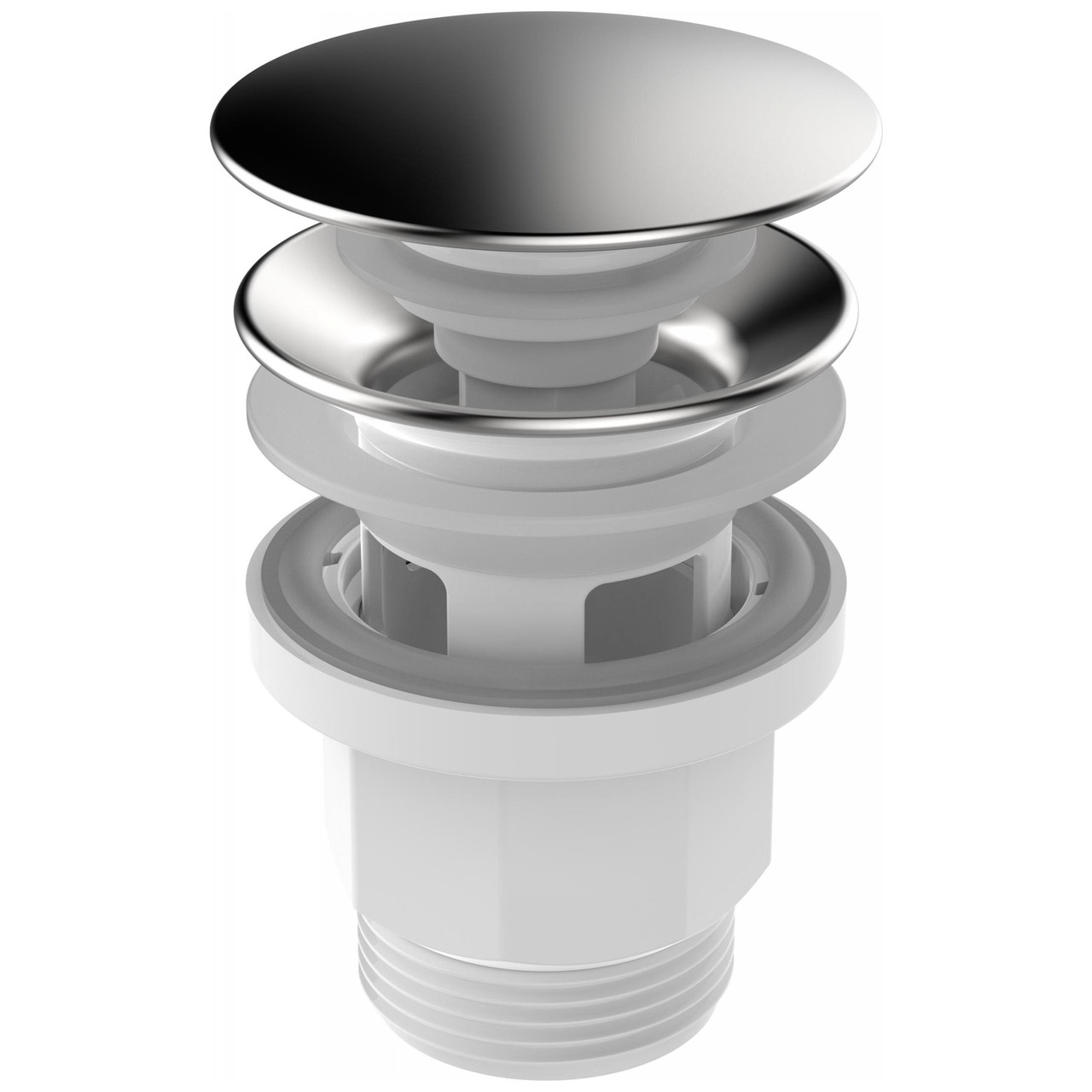 Выпуск 1 1/4 КЛИК-КЛАК ХРОМ с переливом