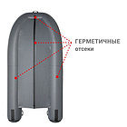 Надувная лодка Фрегат 390 С Серый, фото 3