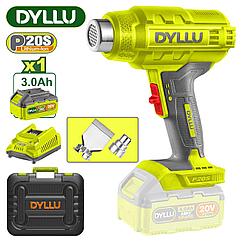 Фен строительный (термовоздуходувка) аккумуляторный DYLLU DTKH1B01