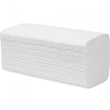 Полотенца бумажные однослойные v-сложения DARI, белые, 200 л