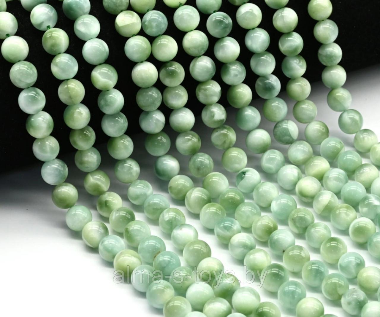 Бусины из ангелита (пектолита)