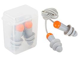 Беруши многоразовые (до 33дБ) со шнурком в контейнере Jeta Safety (JEM31)