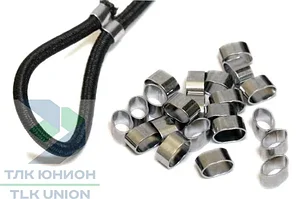 Зажим для эспандера 8 мм оцинкованный, Bozamet 26.08 (100 ед.), фото 2