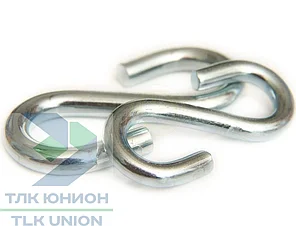 Крючок оцинкованный s-образный, Bozamet 24.40, фото 2