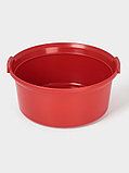 Таз хозяйственный круглый, 15 л, пластик, МИКС, фото 2
