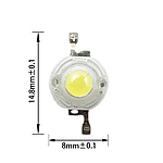 Светодиод для пайки 3,4-3,6V 3W 4500K 700ma без радиатора 13551