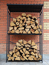 Уличная стойка для складирования и хранения дров (Дровница уличная) 118х60хН200см