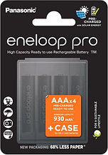Аккумулятор Panasonic Eneloop Pro AAA BK-4HCDE/4CP+case (4 шт)