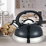 Чайник со свистком 3 л Maestro MR-1313-BLACK, фото 4