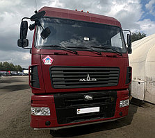 Установка гидравлики на тягач МАЗ под самосвальный полуприцеп