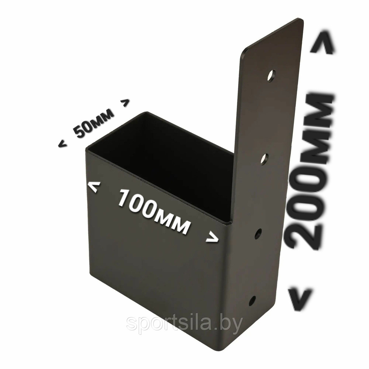 Коннектор для стропил, лаг, балок 50х100мм без подгона