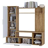 Гостиная ЕВРО 2 (Дуб Крафт золотой/ Белый) BTS, фото 2