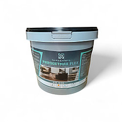 Двухкомпонентный, премиальный, прочно-эластичный полиуретановый клей Saras Parquetmax Flex (10 кг)