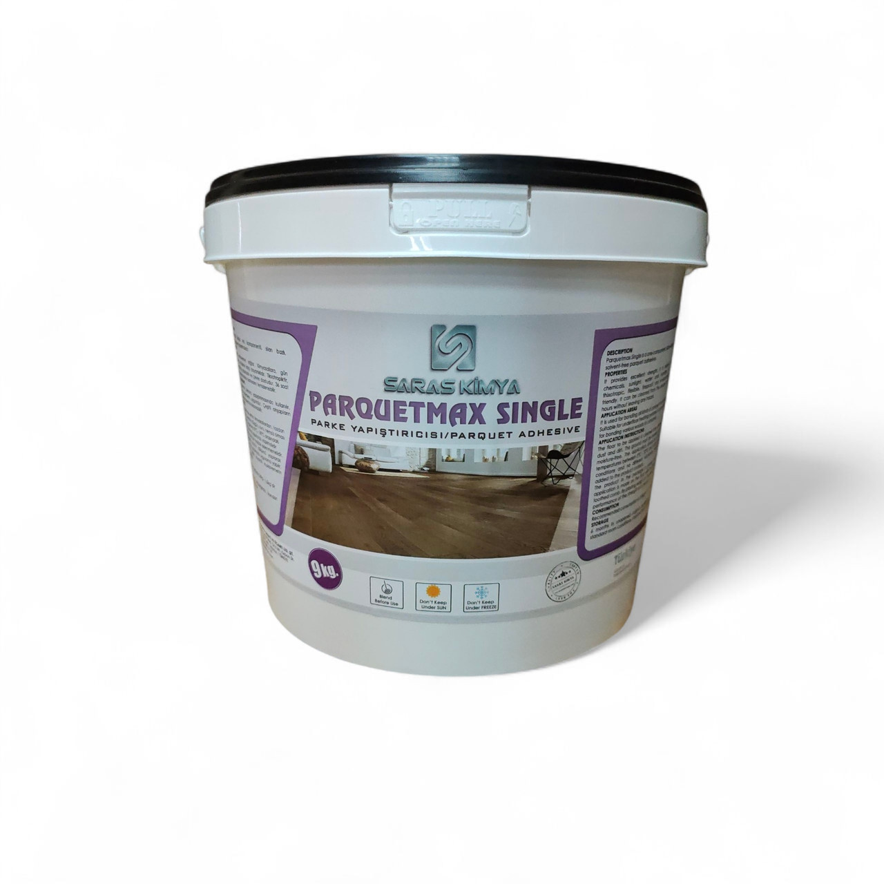 Силановый клей для паркета Saras Parquetmax Single (9 кг)