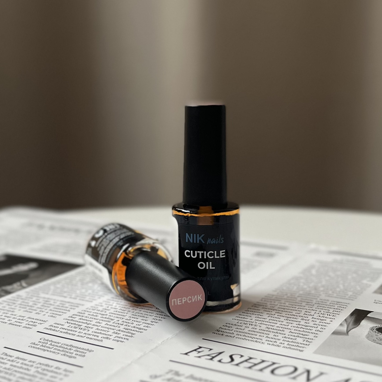 Масло для кутикулы Nik Nails (персик), 8 мл