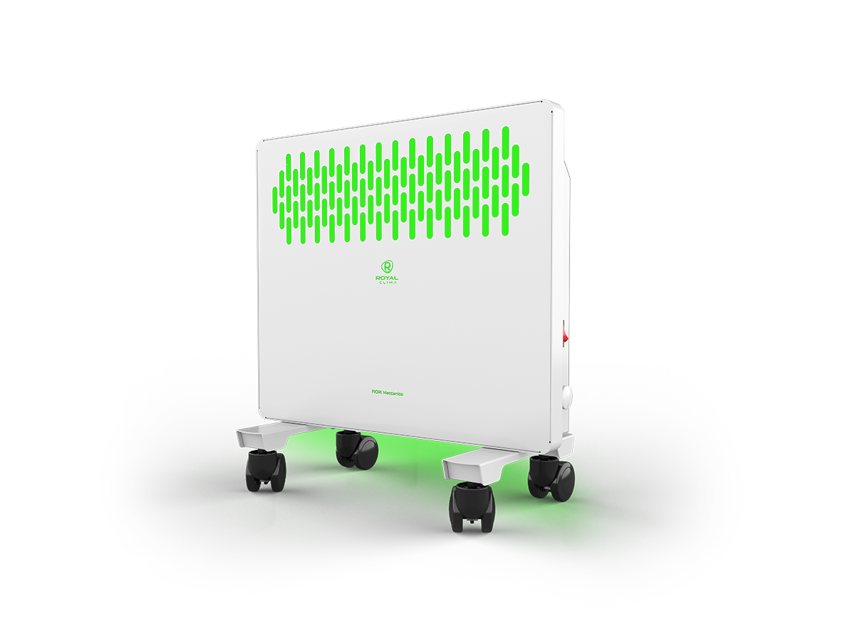 Конвектор электрический Royal Clima REC-FRWG2000M FIORI Meccanico с подсветкой