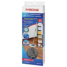 Швабра для наборов LAIMA для уборки с круглой насадкой из микрофибры, черенок 130 см