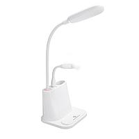 Настольная лампа c вентилятором Terra Quadro, белый, свет теплый/холодный