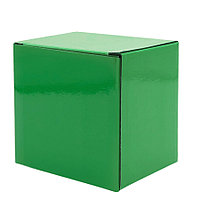 Коробка глянцевая для кружки Make me, зелёная