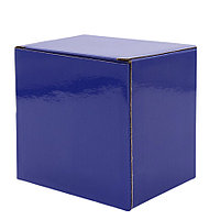 Коробка глянцевая для кружки Make me, синяя