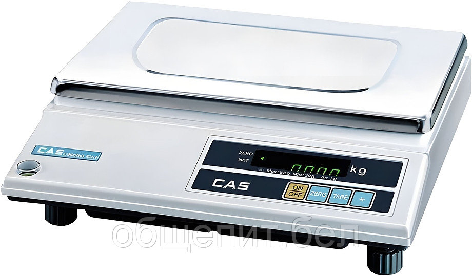 Весы порционные CAS AD-5 (5 кг, платформа 335х210 мм)