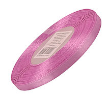 Лента атласная 0,6 см розовая гвоздика 32 м (арт.59)