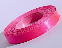 Лента атласная 1,2 см ярко-розовая 32 м (арт.25,26)